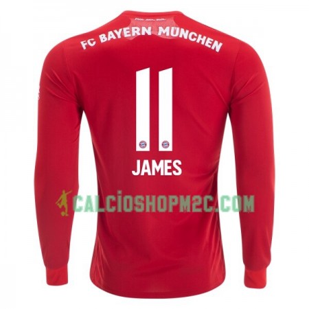Bayern Monaco James Rodriguez 11 Maglia Prima 2019/2020 Manica Lunga